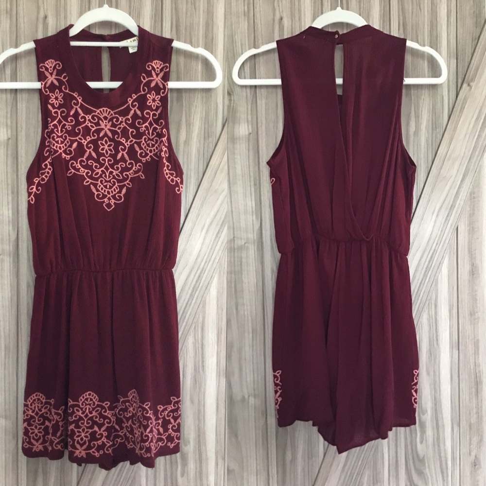 Maroon Romper - image 1
